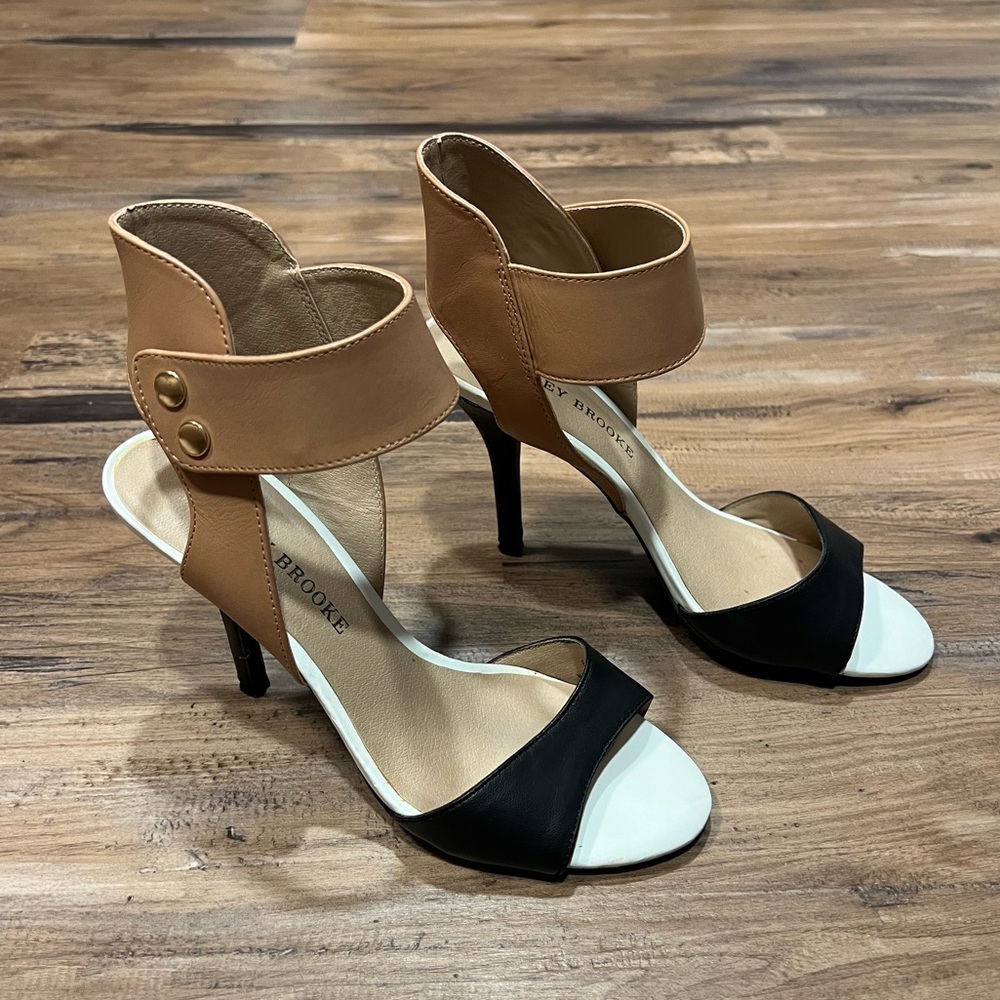 Audrey Brooke Color Block Heels